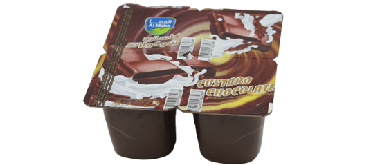 كاسترد المها بالشوكولاتة